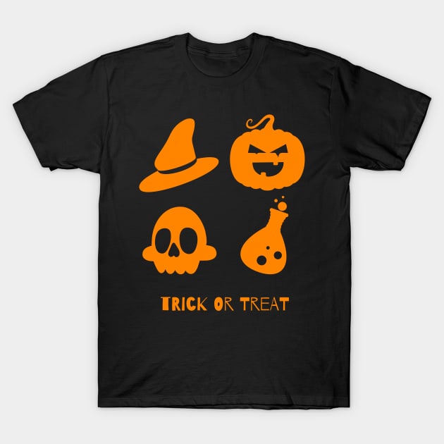 Trick or Treat T-Shirt by DaKoArt